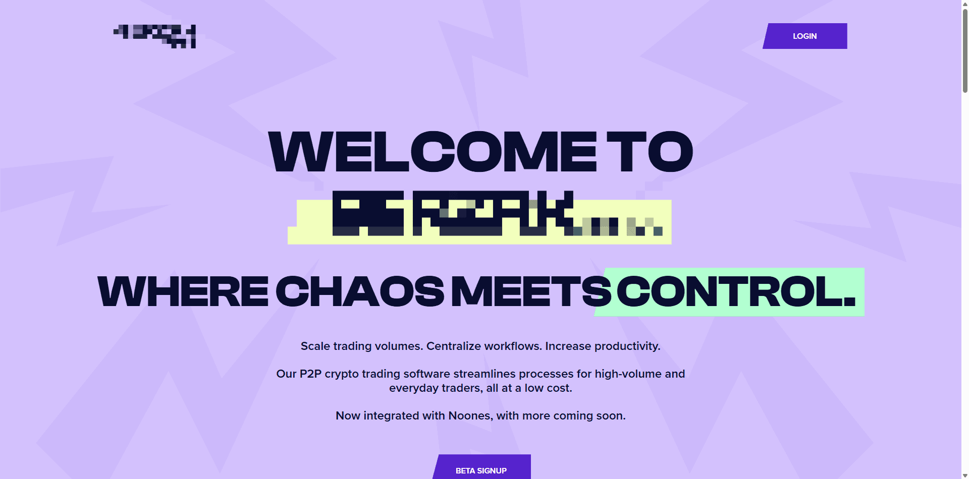 Crypto trading platform